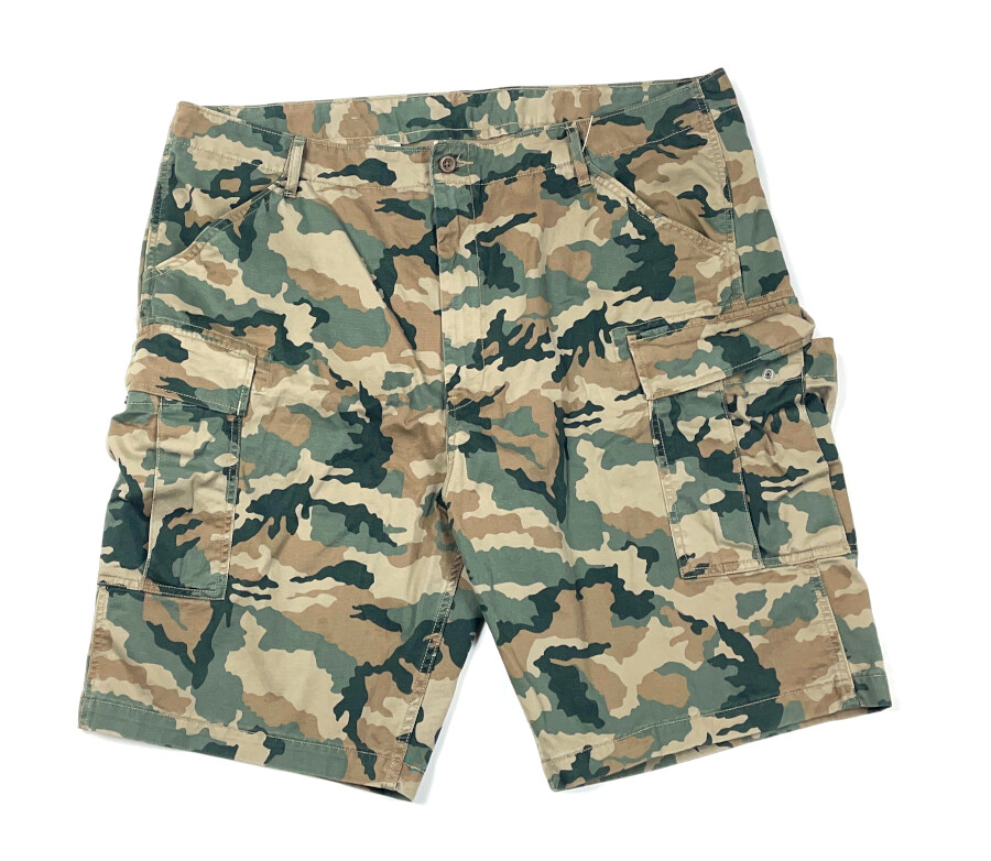Levi's Camouflage Cargo Shorts Men's 42 Baggy Camo Sk… Gem