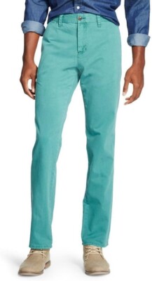 Olde School Brand Men's Chino Pants Forest Mid-Rise 30X32 NWT Free Ship