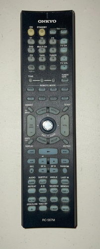 Genuine Onkyo RC-567M AV System Remote Control OEM - Original Owner - WORKS