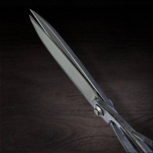 "SAHO" Kyo-Tsushima Type Garden Shears for Right Hander 125mm Aogami Steel Edge - Picture 3 of 4
