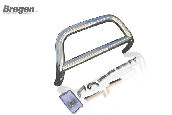 Bull Stange Passend FüR 2016 - 2023 Volkswagen Amarok Stups Kinn Abarth Stahl Ec-image