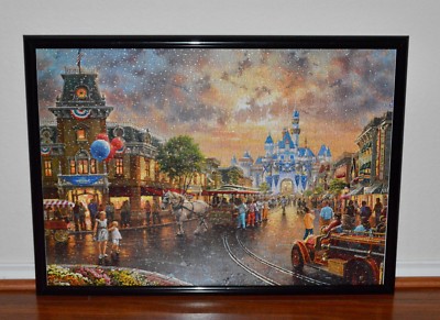 Disney Parks Thomas Kinkade Jigsaw Puzzle 1,000 Pieces Assembled With ...