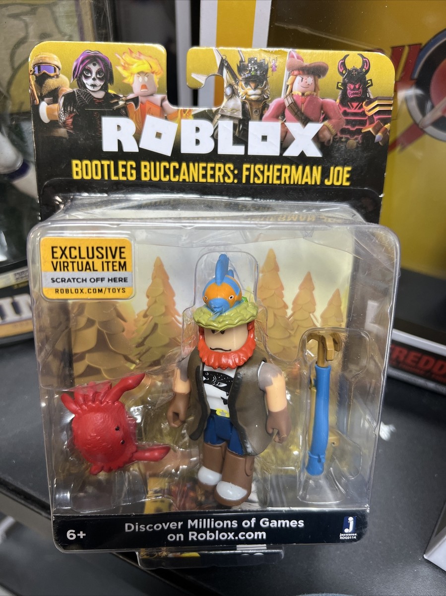 【BOOTLeG】 Roblox Bootleg Buccaneers Fisherman Joe Figure Pack with Virtual