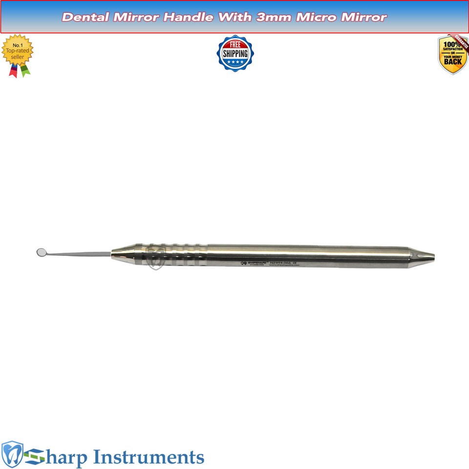 Mirror Handle, Endodontic Micro Mirror Ø3.0mm Microsurgical Dental