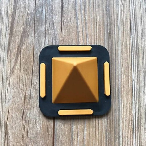 Creative Lazy Phone Holder Colorful Silicone Pyramid Desktop Stand For All - Photo 10 sur 13