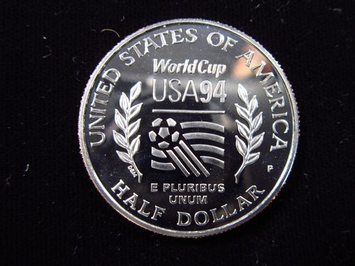 USA $1/2 Dollar 1994 S Proof BU World Cup USA94 Soccer Football America Coin - Picture 3 of 5