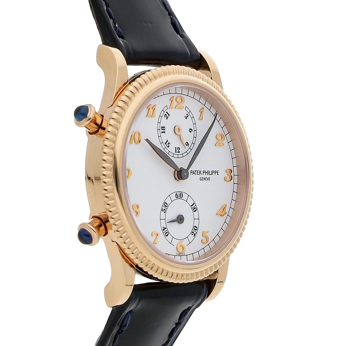 Reloj Patek Philippe Calatrava Travel Time Oro Rosa Manual 29mm Correa 4864R