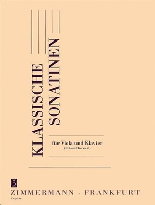 Classical Sonatinas viola and piano (easy - intermediate) Clementi, Haydn, Mozar