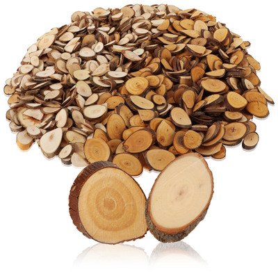 300g Streudeko aus Holz - Zubehör für DIY-Projekte - helle und dunkle