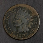 1870  Indian Cent Good Old Cleaning  Lot 4836