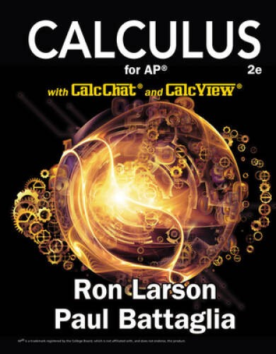 Calculus for AP - Textbook Binding By Ron Larson - VERY GOOD