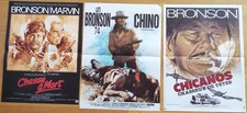 CHARLES BRONSON 3x affiches cinema originale 40x60 cm