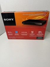 Sony Progressive Scan CD and DVD Player Brand New in Black  DVP-SR210P