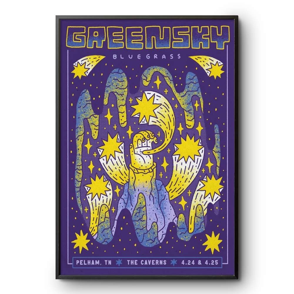 Greensky Bluegrass Pelham TN Tour 2026 Poster | eBay