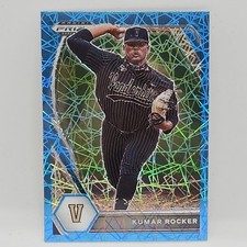 Panini Prizm Draft Picks 2021 Kumar Rocker Blue Velocity Prizm PDP10 Vanderbilt
