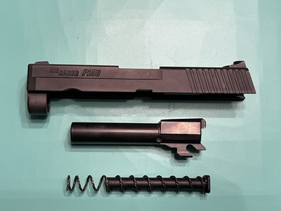 USED OEM SIG SAUER P250 COMPACT .45 ACP COMPLETE SLIDE BARREL GUIDE ROD 3.9 