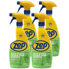 Zep Mold Stain and Mildew Stain Remover - 32 oz (Pack of 4) ZUMILDEW32