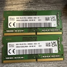 SK hynix 16GB 2x8GB DDR4-3200 SO-DIMM Non-ECC 260-Pin HMAA1GS6CJR6N-XN