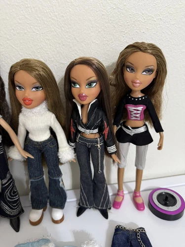 Bratz Stylin’ Hair Studio Salon Rock Angelz Yasmin Jade Girls Nite Out Dana Lot - Imagen 8 de 13