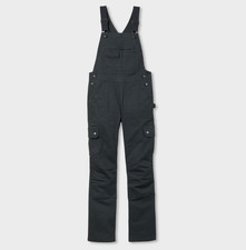 Women's DuluthFlex Fire Hose Bib Overalls - Black NEW