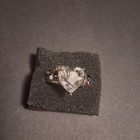 Best Pick Paparazzi - Romantic Reverie - White Ring (Heart Shaped) — photo 2