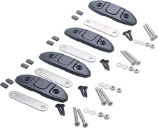 Thorn Boat Folding Cleat,Flip Up Marine Stainless 4-1/2", 4 1/2 Inch BK,4pcs 