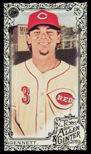 2019 Topps Allen & Ginter Scooter Gennett 269 Mini Black Border Cincinnati Reds