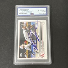 2022 Topps Series 1 #106 Pavin Smith signed card PSA