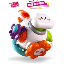 Vibrant Montessori Sensory Cube - Engaging Travel Toy for Babies 6 to 12