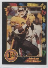 1991 Wild Card Draft Jake Reed #141 Rookie RC g0h. rookie card picture