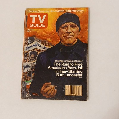 TV Guide Magazine May 17-23, 1986 On Wings of Eagles Burt Lancaster