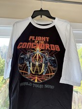 Vintage Flight Of the Conchords World Tour 2010 Space Theme Shirt Large Black Vintage Flight Of the Conchords World Tour 2010 Space Theme Shirt Large Black