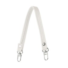13 Inch Leather Purse Handle Strap Leather Purse Strap White