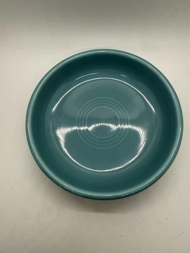Vintage Homer Laughlin Fiestaware Turquoise 6.25" Dessert Bowl