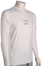 Billabong All Day Wave Loose Fit LS Rash Guard - Original White - New