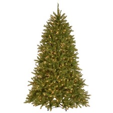 LIT ARTIFICIAL CHRISTMAS TREE, 6.5 FEET - NATIONAL TREE COMPANY PRE