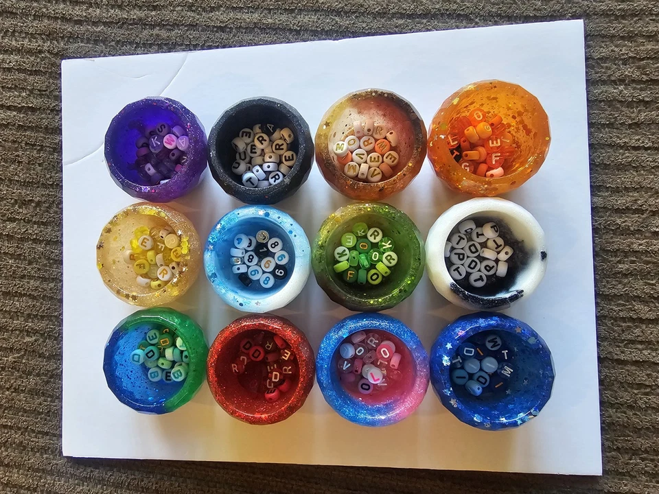 Taylor Swift Inspired Handmade Small Resin Bowls.Set of 12! Bead/Jewelry Holder - Image 2 of 4
