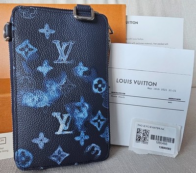 Authentic Louis Vuitton M80466 Watercolor Ink Pouch w/Box+Bag+Receipt/No Strap