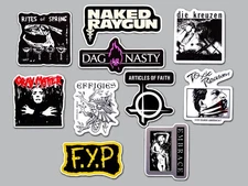 Punk Sticker Pack (QTY 10) SET 34 naked raygun rites of spring dag nasty fyp hxc