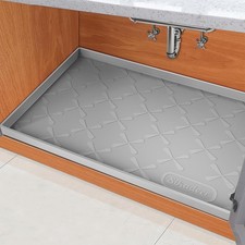 34" x 22" Under Sink Mat Waterproof Silicone Mat Kitchen Drawer Shelf and Cabin