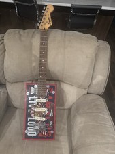 Handmade Camacho Liberty Cigar Box Electric Guitar – Squier Neck – Custom Build