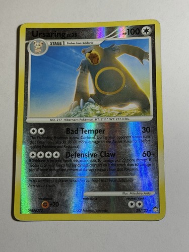URSARING 2007 Pokemon Mysterious Treasures 38/123 RARE Reverse Holo POKÉMON MP