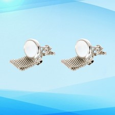 2 Pcs Cuff Links Men Men's Shirt Studs Sets Sleeve Cufflinks Buttons