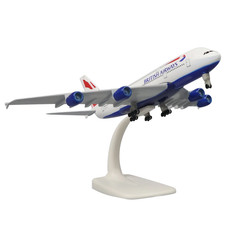 1/400 Scale Diecast British Airways Alloy Model Plane Souvenir Toy For Kids