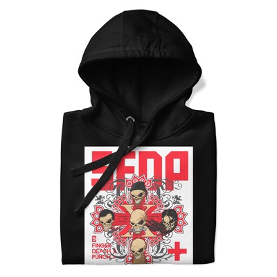 Five Finger Death Punch 5X Mens Officially Licensed Hoodie Black
