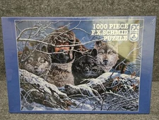 Vintage 1996 F.X. Schmid 1000 Piece Puzzle THE PREDATORS