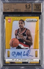 2013-14 PANINI PRIZM AUTOS GOLD #6 C.J. MCCOLLUM BGS 9.5