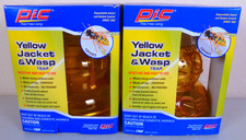2 Yellow Jacket Wasp and Hornet Trap Easy Effective Reusable NO CHEMICALS