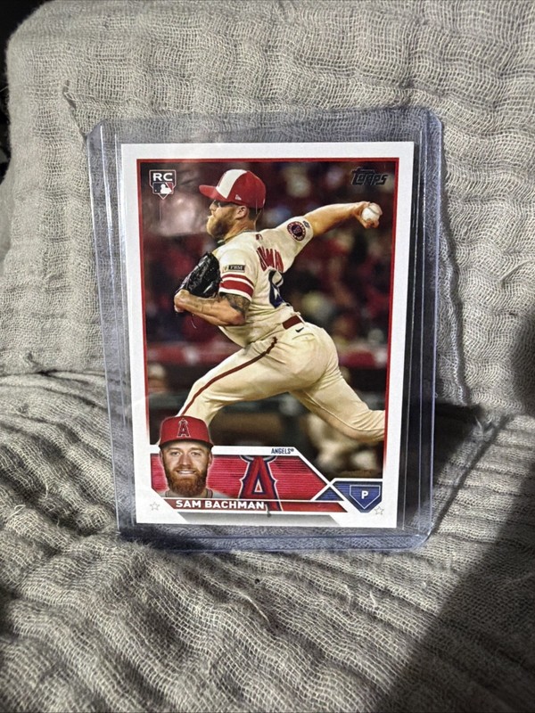 2023 Topps #US238 Sam Bachman, Los Angeles Angels (RC) - Base Rookie Card