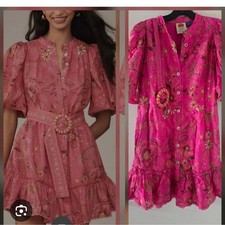 Farm Rio Tiered Mini Dress Sz Xsmall